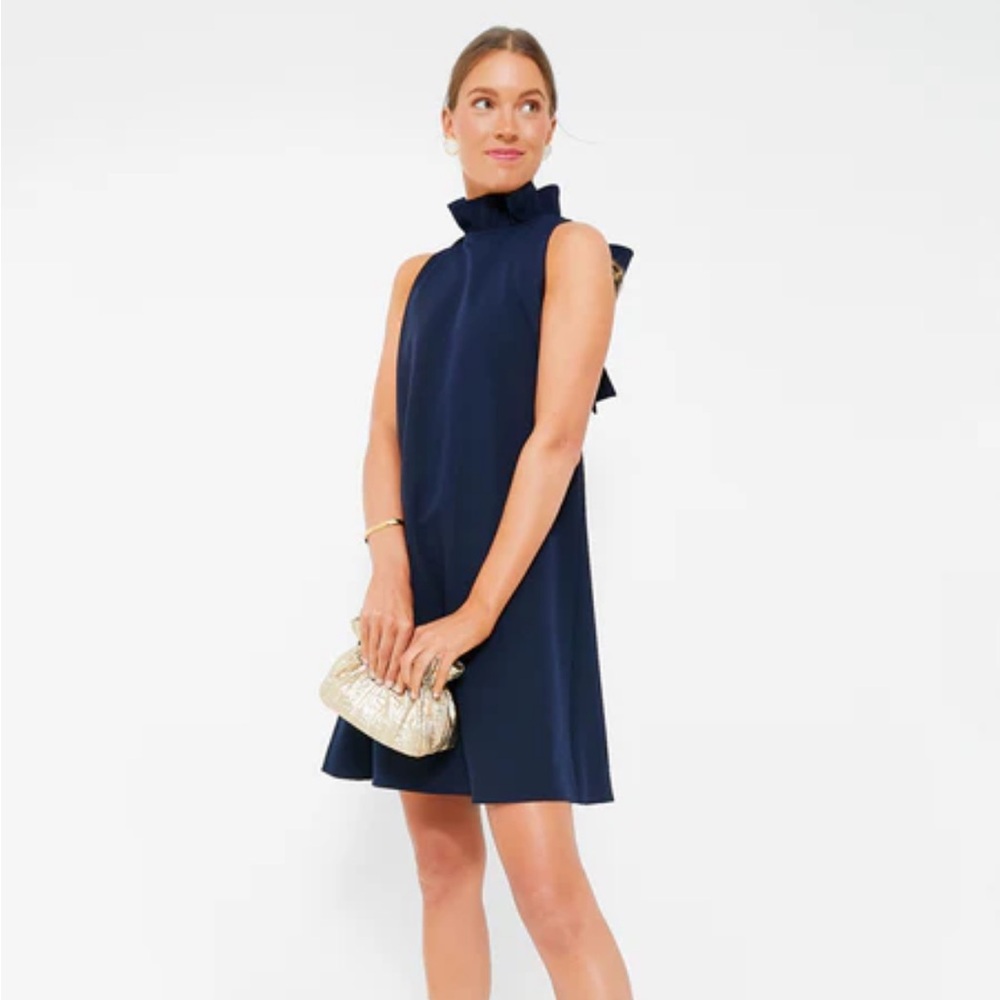 Pomander Place Navy Blue Blythe Dress